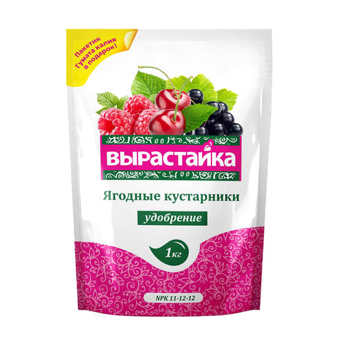 Купить Удобрение комплексное Вырастайка Ягодные кустарники 1кг                                             