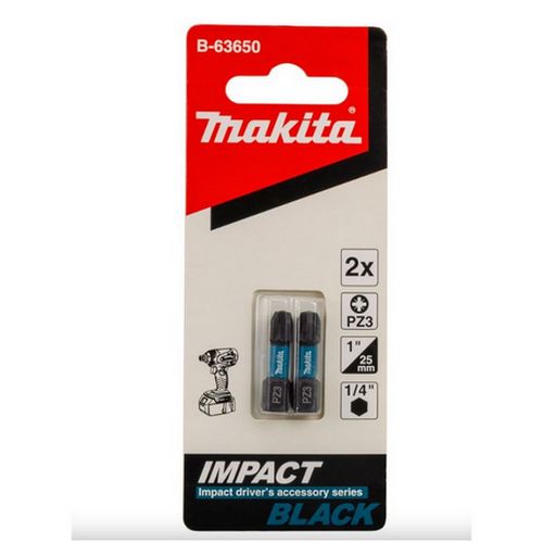 Купить Бита Impact Black PZ3 25мм упаковка 2шт C-form Makita                                               