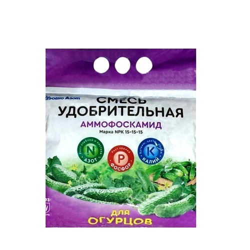 Купить Смесь удобрительная Аммофоскамид для огурцов 1кг
