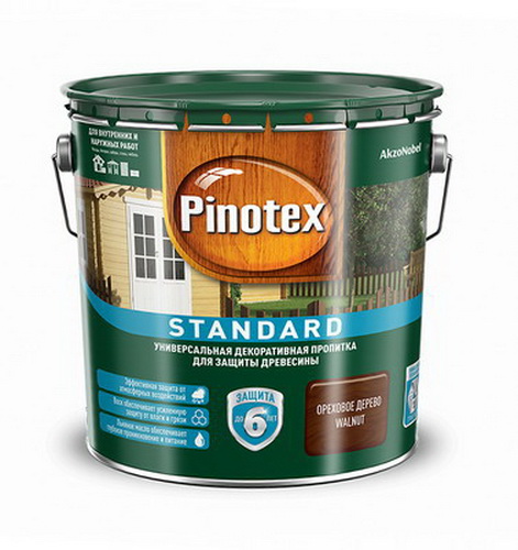 Купить Пропитка для древесины PINOTEX Standart 2,7л сосна
