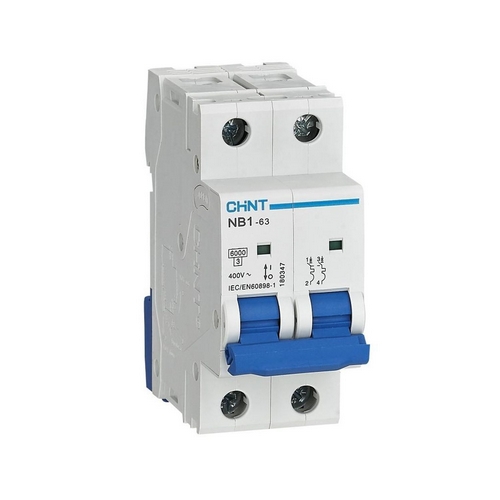 Купить Автоматический выключатель NB1-63 2P 16A 6кА х-ка C (DB) CHINT                                      