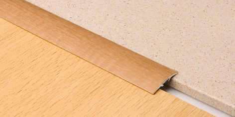 Купить Порог алюминиевый напольный В1 Л беленый дуб 180 см                                                 