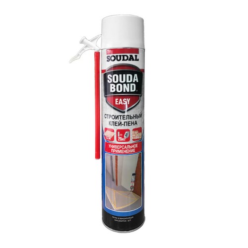Купить Клей строительный полиуретановый Soudabond Easy 750мл Soudal