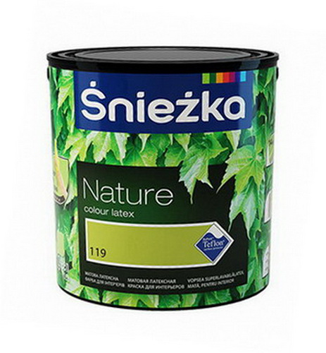 Купить Краска акриловая SNIEZKA Nature 130T весенний листок 2,5л