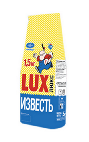 Купить Известь строительная гидратная без добавок Lux 1,5кг                                                