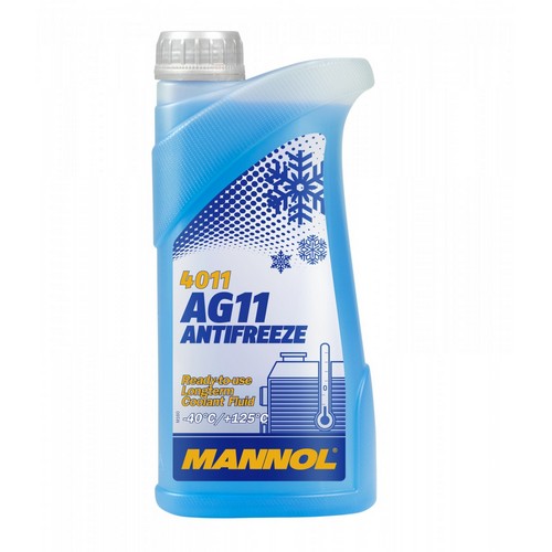 Купить Антифриз синий концентрат 1л Antifreeze AG11 MANNOL 4011