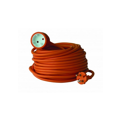 Купить Удлинитель кабель ПВС 2x1,5мм²  20м оранжевый 01623
